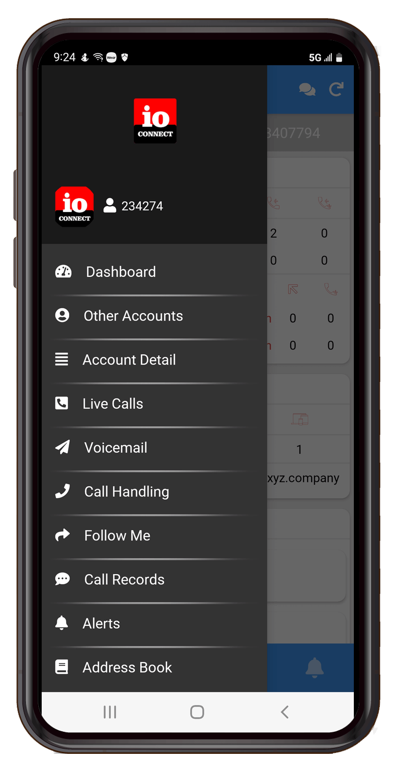 ioCONNECT - Account Management App